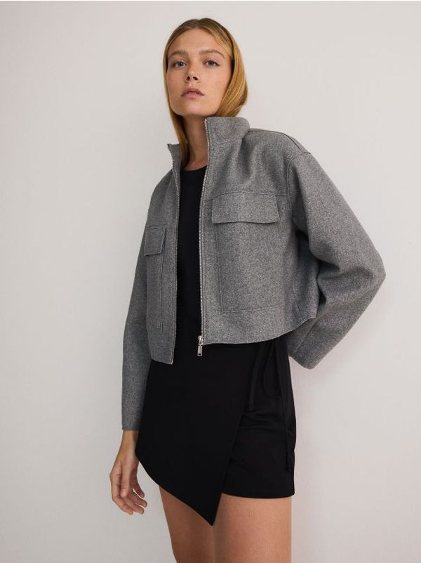 Reserved Reserved - Suknja-hlače s mješavinom viskoze - crno