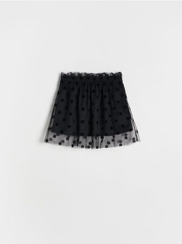 Reserved Reserved - Suknja od tila - crno