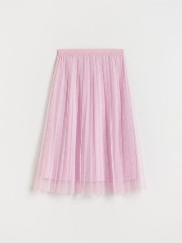 Reserved Reserved - Suknja od tila - ružičasta