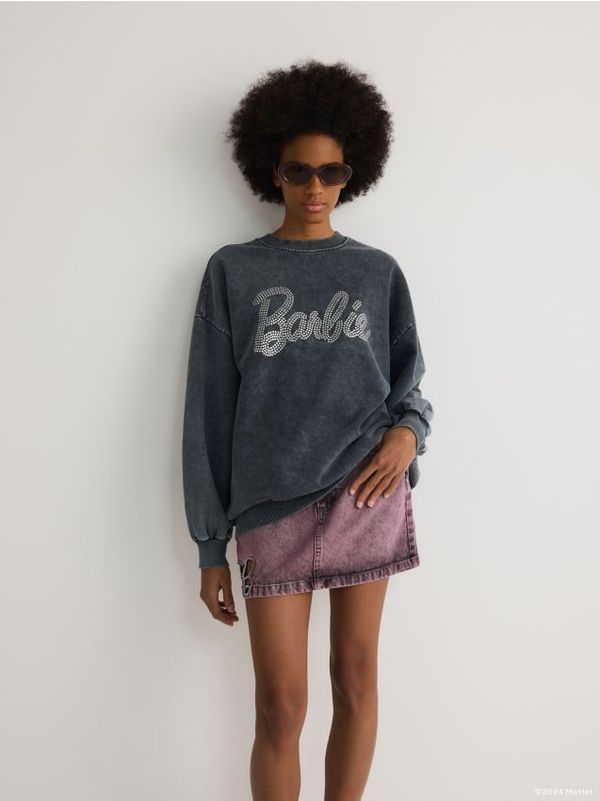 Reserved Reserved - Suknja od trapera s izrezom Barbie™ - boja orhideje