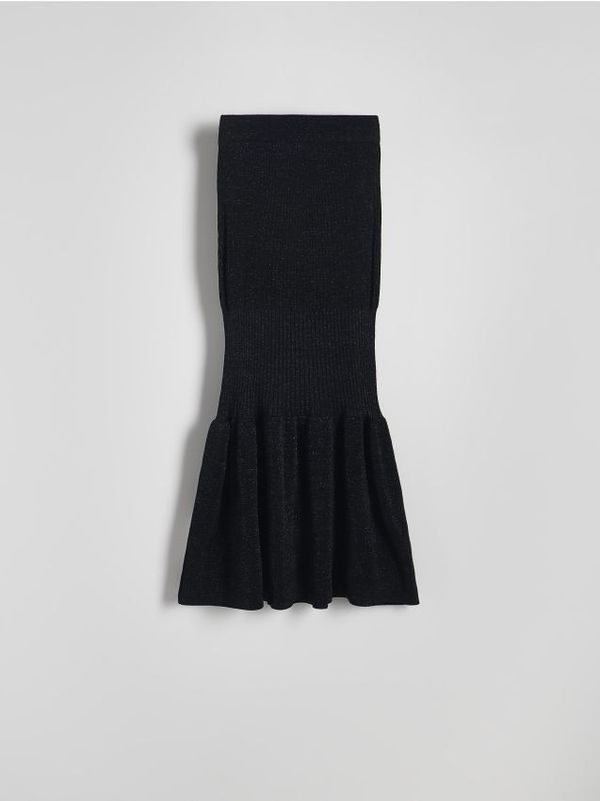 Reserved Reserved - Suknja s metalik nitima - crno