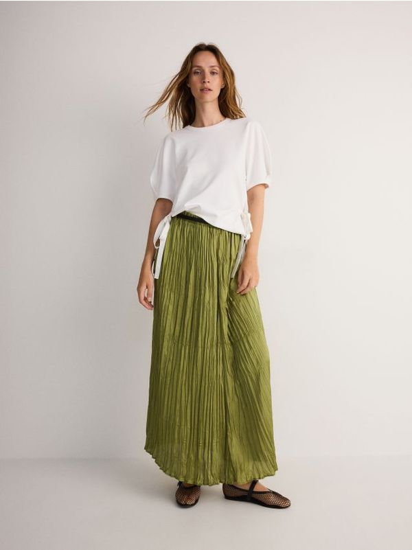 Reserved Reserved - Suknja s remenom - zelena