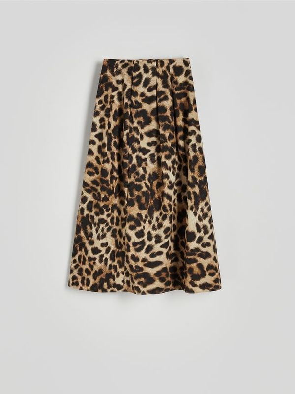 Reserved Reserved - Suknja sa životinjskim uzorkom - šaren