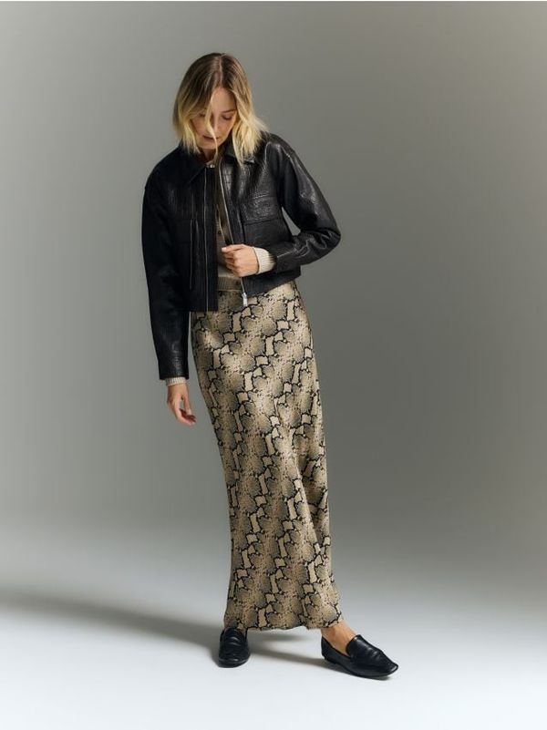 Reserved Reserved - Suknja sa životinjskim uzorkom - šaren