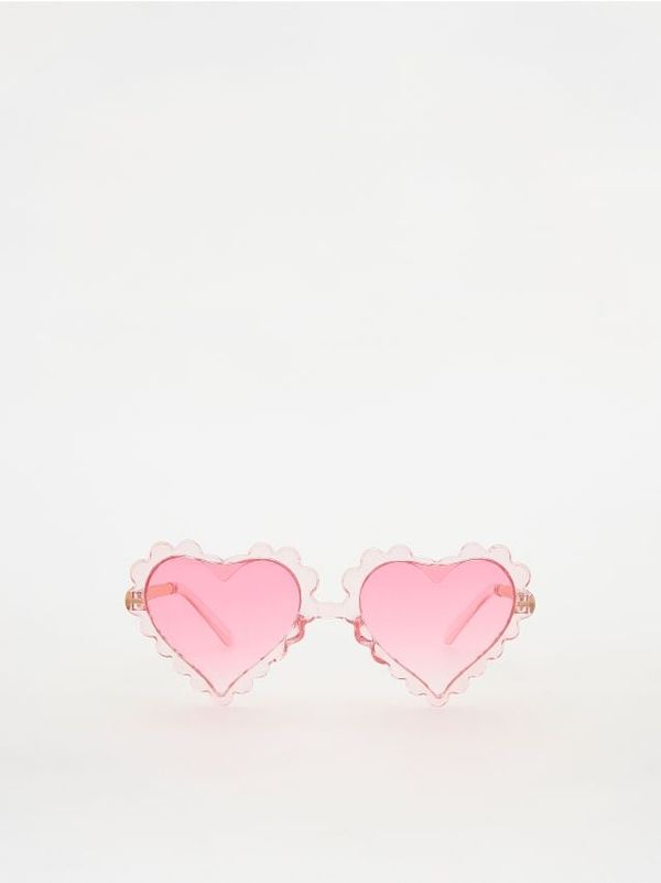 Reserved Reserved - Sunčane naočale u obliku srca - ružičasta