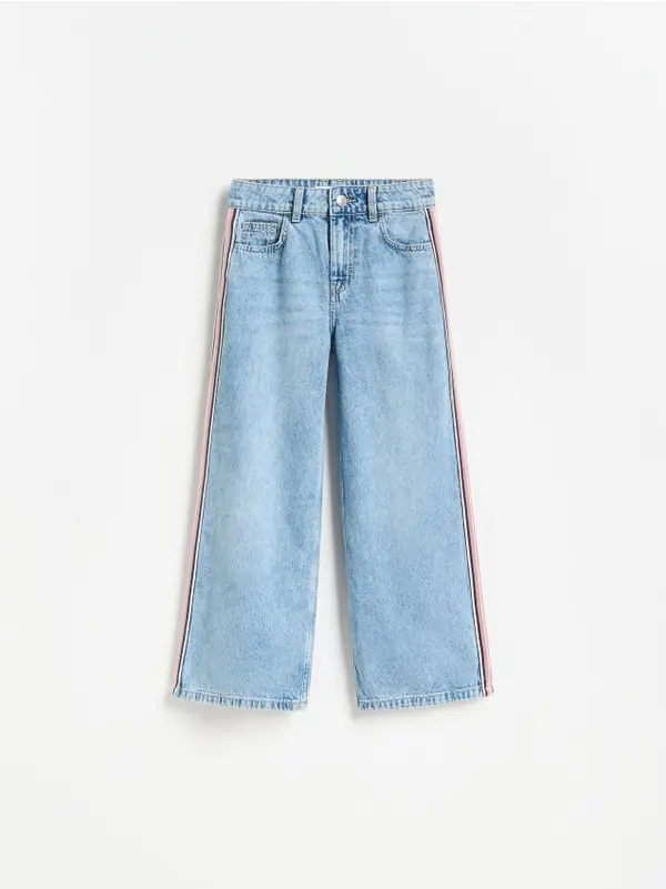 Reserved Reserved - Super wide leg traperice - plava
