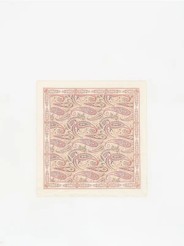 Reserved Reserved - Svilena marama - smeđi
