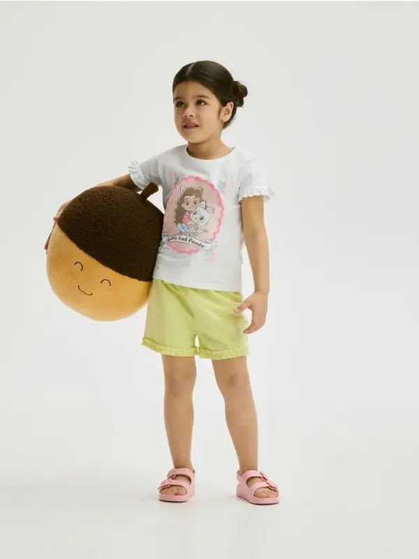 Reserved Reserved - T-shirt Gabby's Dollhouse - krem