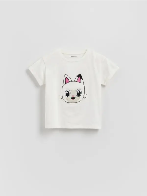 Reserved Reserved - T-shirt Gabby's Dollhouse - krem