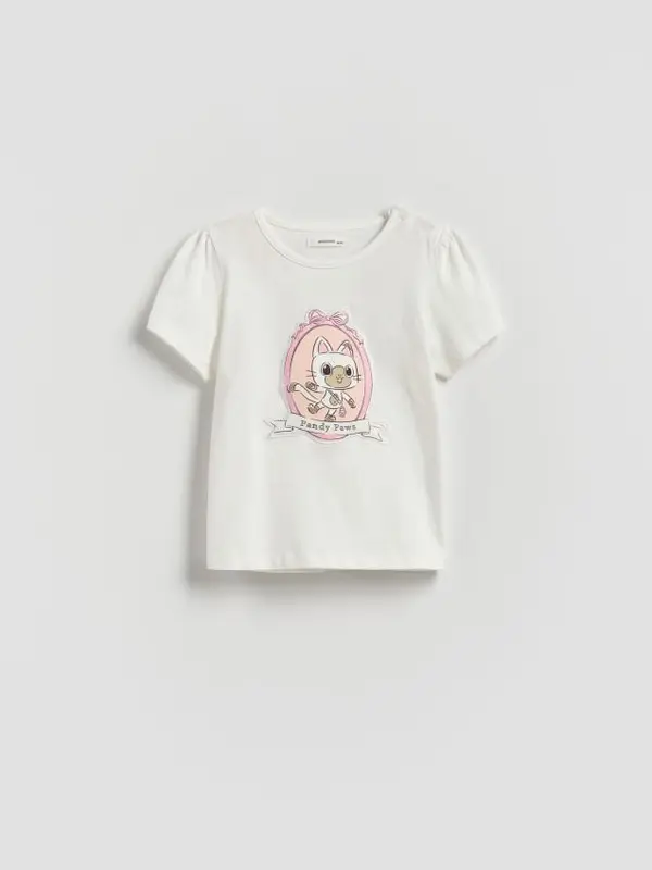 Reserved Reserved - T-shirt Gabby's Dollhouse - krem