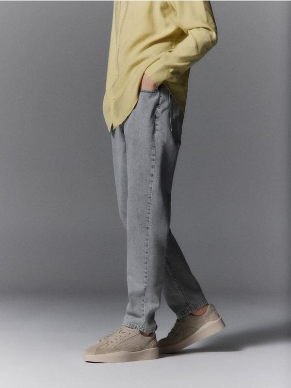 Reserved Reserved - Tenisice od brušene kože - bež