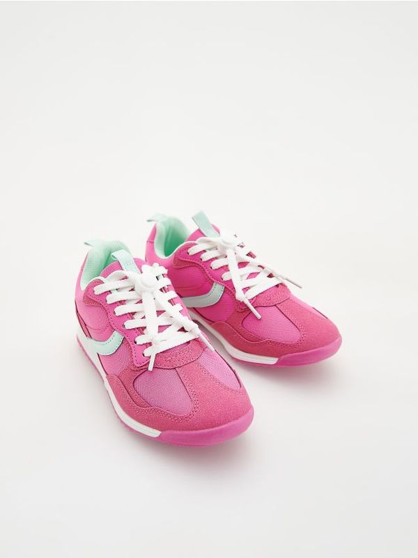 Reserved Reserved - Tenisice od kombiniranih materijala - boja fuksije