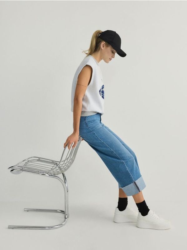 Reserved Reserved - Tenisice s debelim potplatima - bijela