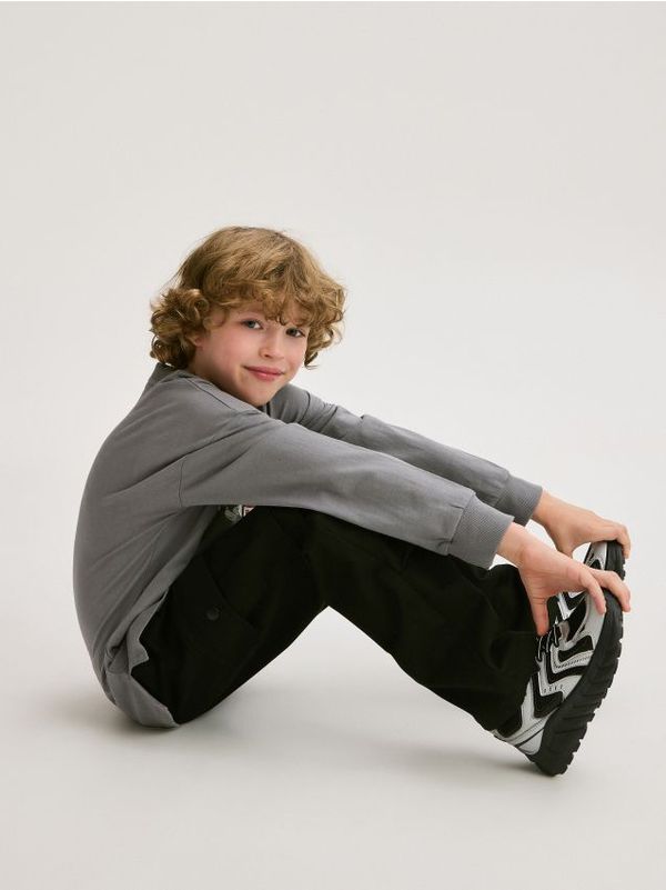 Reserved Reserved - Tenisice s debelim potplatima - crno