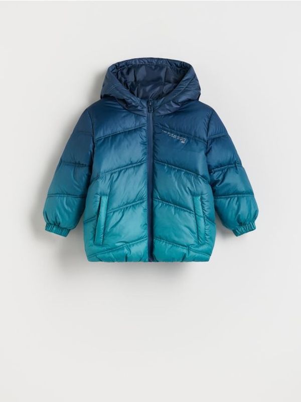Reserved Reserved - Termoizolirana jakna s kapuljačom - mornarsko plava