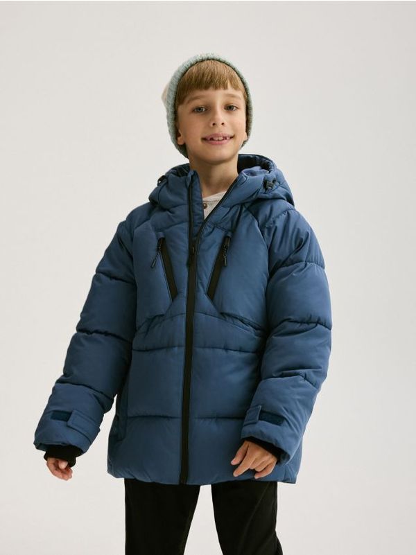 Reserved Reserved - Termoizolirana jakna s kapuljačom - steel blue