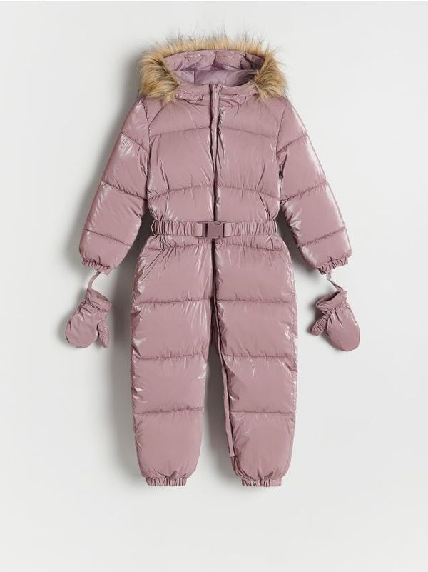 Reserved Reserved - Termoizolirano odijelo za snijeg s rukavicama - boja orhideje