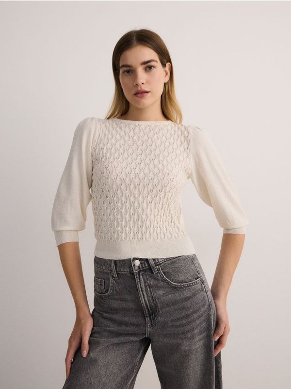 Reserved Reserved - Top od mješavine viskoze - boja kože