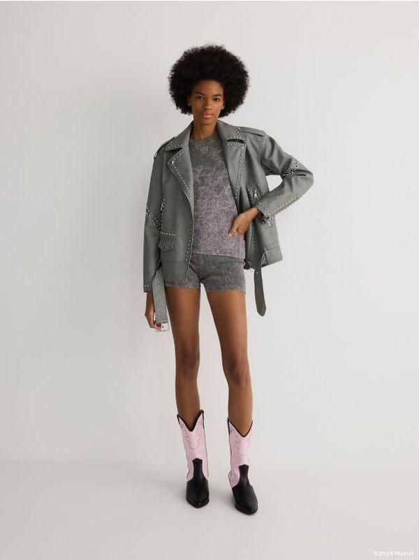 Reserved Reserved - Top s detaljem leptira sa štrasom Barbie™ - šaren