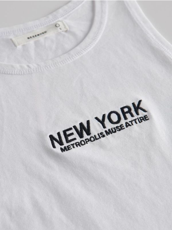 Reserved Reserved - Top s vezom - bijela