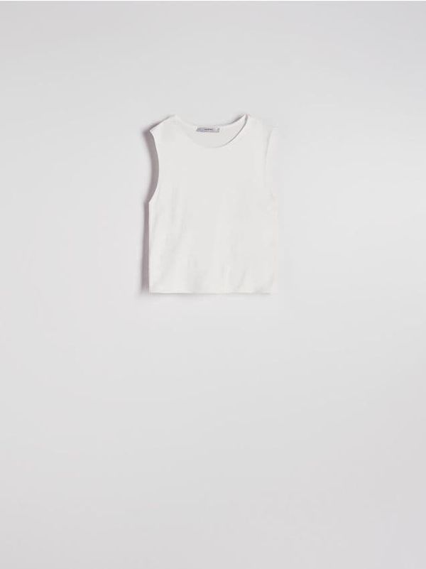 Reserved Reserved - Top s visokim udjelom viskoze - bijela