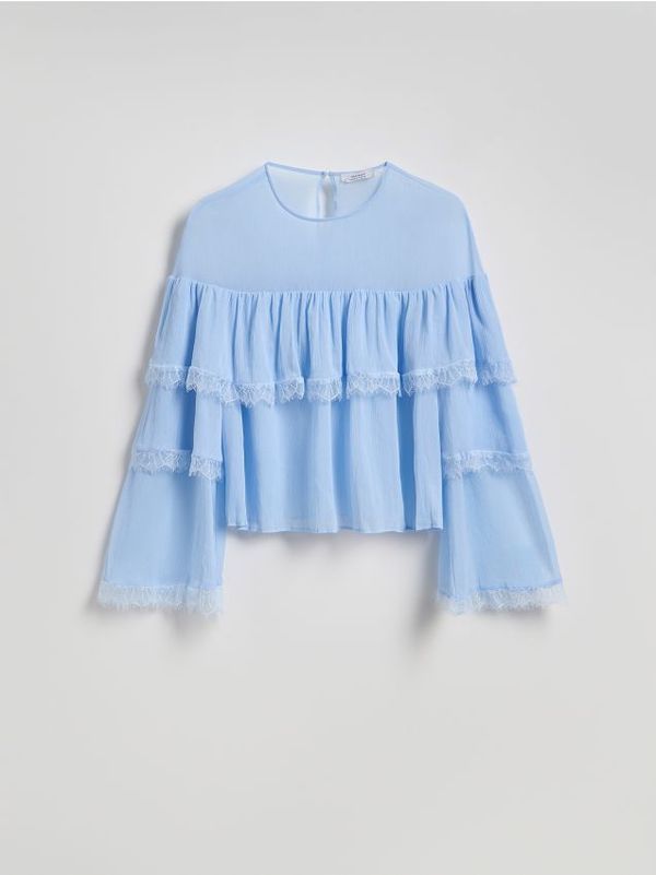 Reserved Reserved - Top s volanima - bljedoplavo