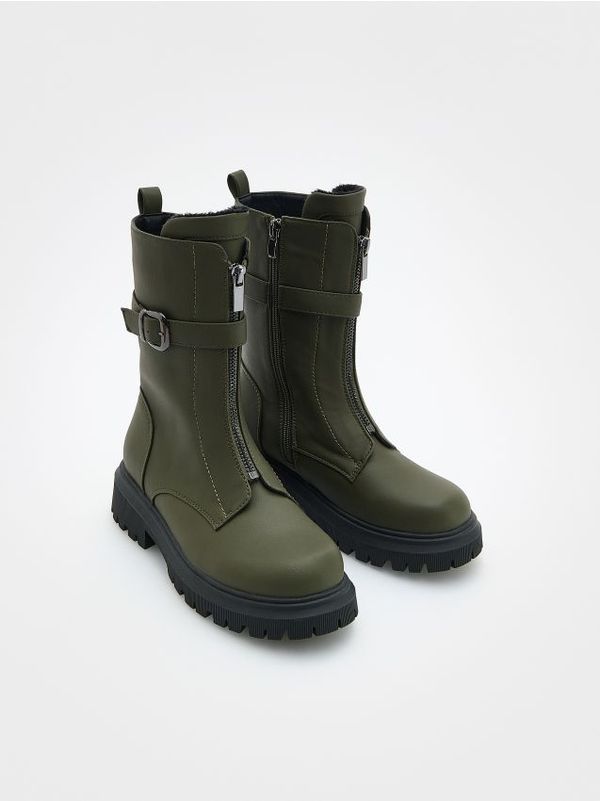 Reserved Reserved - Tople gležnjače - smeđezeleno