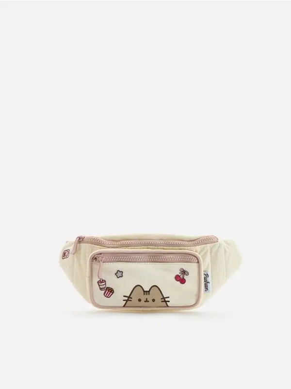 Reserved Reserved - Torba za nošenje oko struka Pusheen - krem