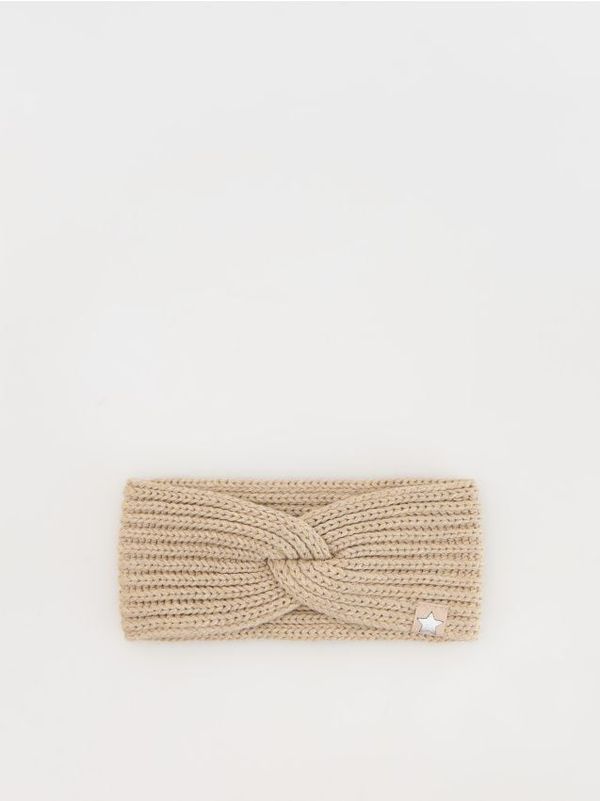 Reserved Reserved - Traka za kosu od žerseja - zlatnosmeđe