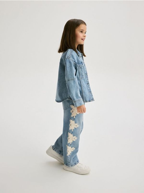 Reserved Reserved - Traperice s vezom na nogavici - plava