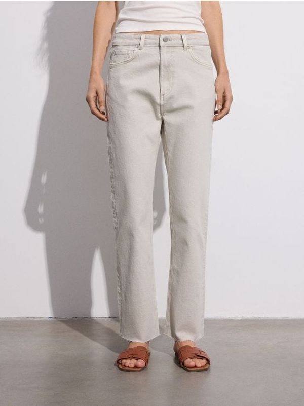 Reserved Reserved - Traperice straight - bež