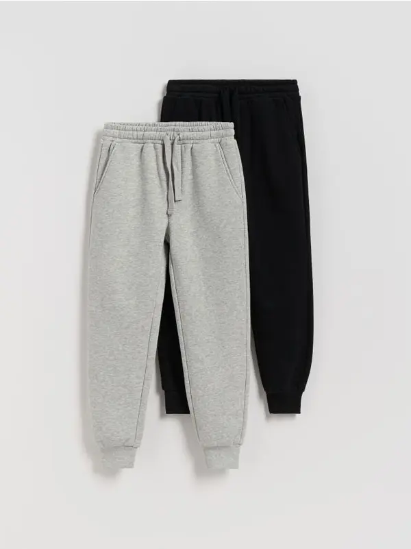 Reserved Reserved - Trenerke jogger 2 pakiranja - svijetlo siva