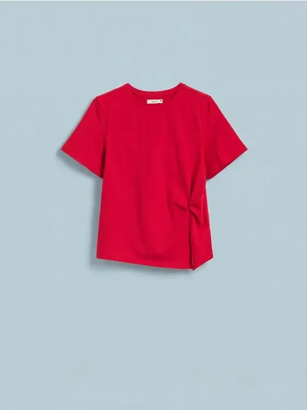 Reserved Reserved - T‑shirt s ukrasnim detaljem - crvena