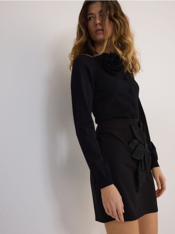 Reserved Reserved - Vesta od mješavine viskoze - crno