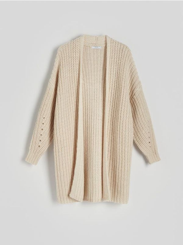 Reserved Reserved - Vesta od mješavine vune - boja kože