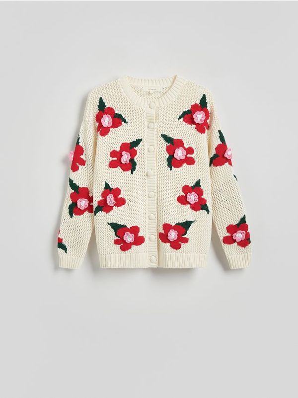 Reserved Reserved - Vesta s cvjetnom aplikacijom - šaren