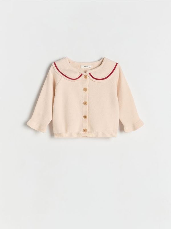 Reserved Reserved - Vesta s ovratnikom - bež