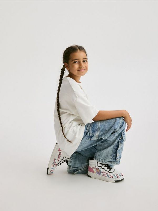 Reserved Reserved - Wide leg cargo traperice - plava