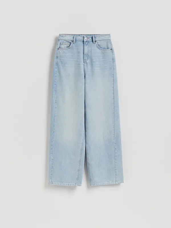 Reserved Reserved - Wide leg traperice - plava