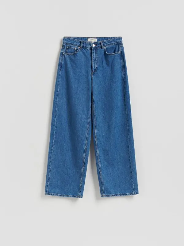 Reserved Reserved - Wide leg traperice - plava