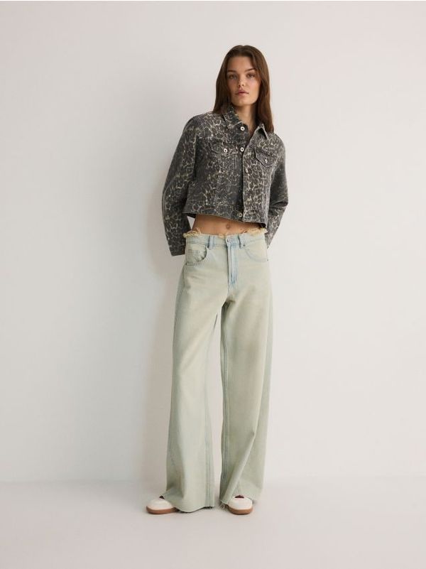 Reserved Reserved - Wide leg traperice - plava