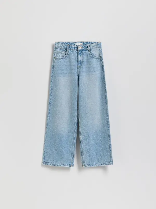 Reserved Reserved - Wide leg traperice - plava