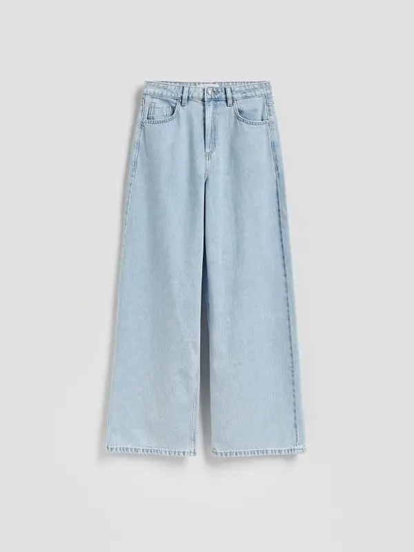 Reserved Reserved - Wide leg traperice - plava