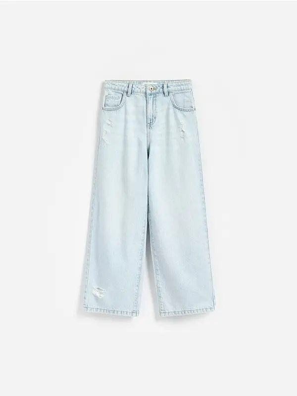 Reserved Reserved - Wide leg traperice - plava