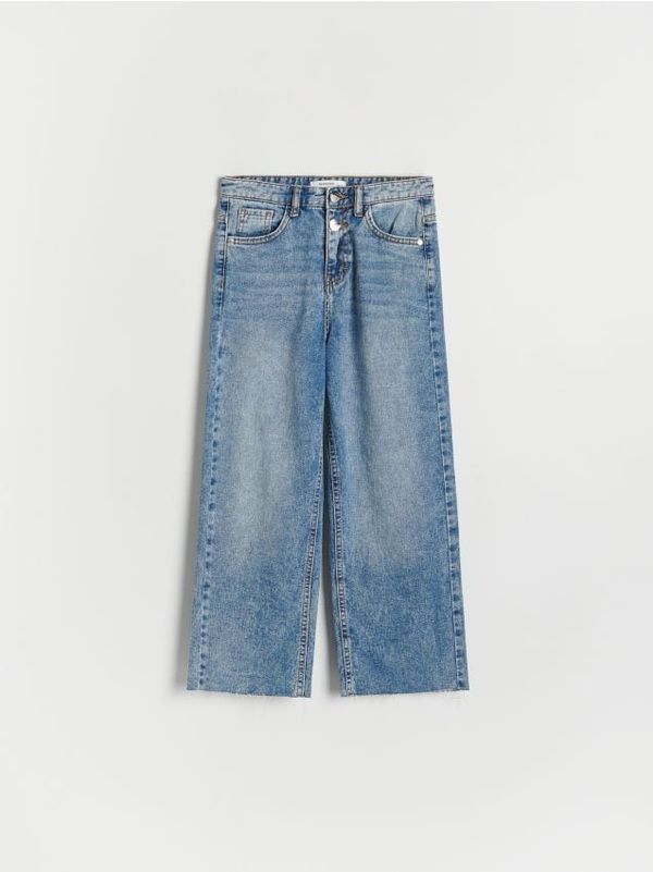 Reserved Reserved - Wide leg traperice - plavo