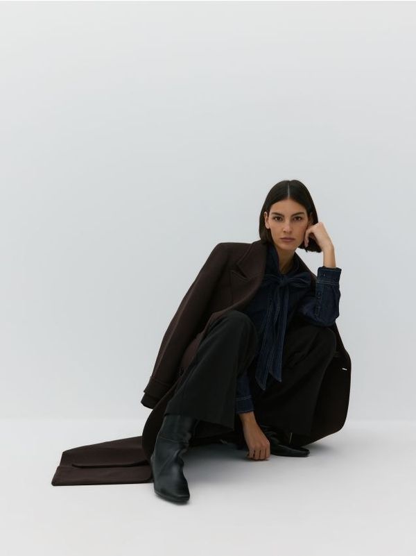 Reserved Reserved - ŽENSKA KOŠULJA - mornarsko plava