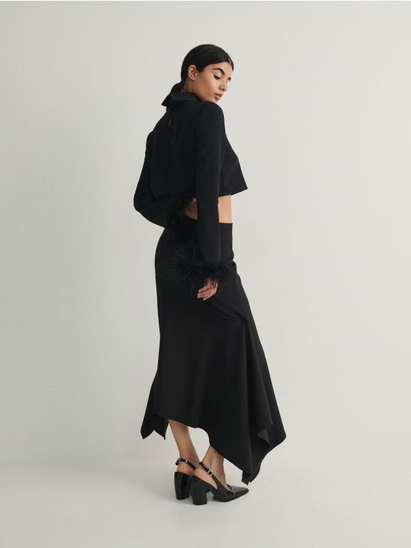 Reserved Reserved - ŽENSKA SUKNJA - crno