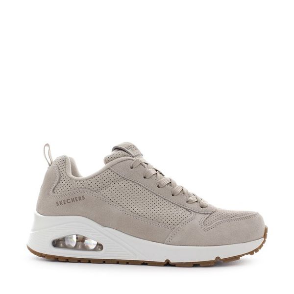 skechers uno two for the show sneakers beige