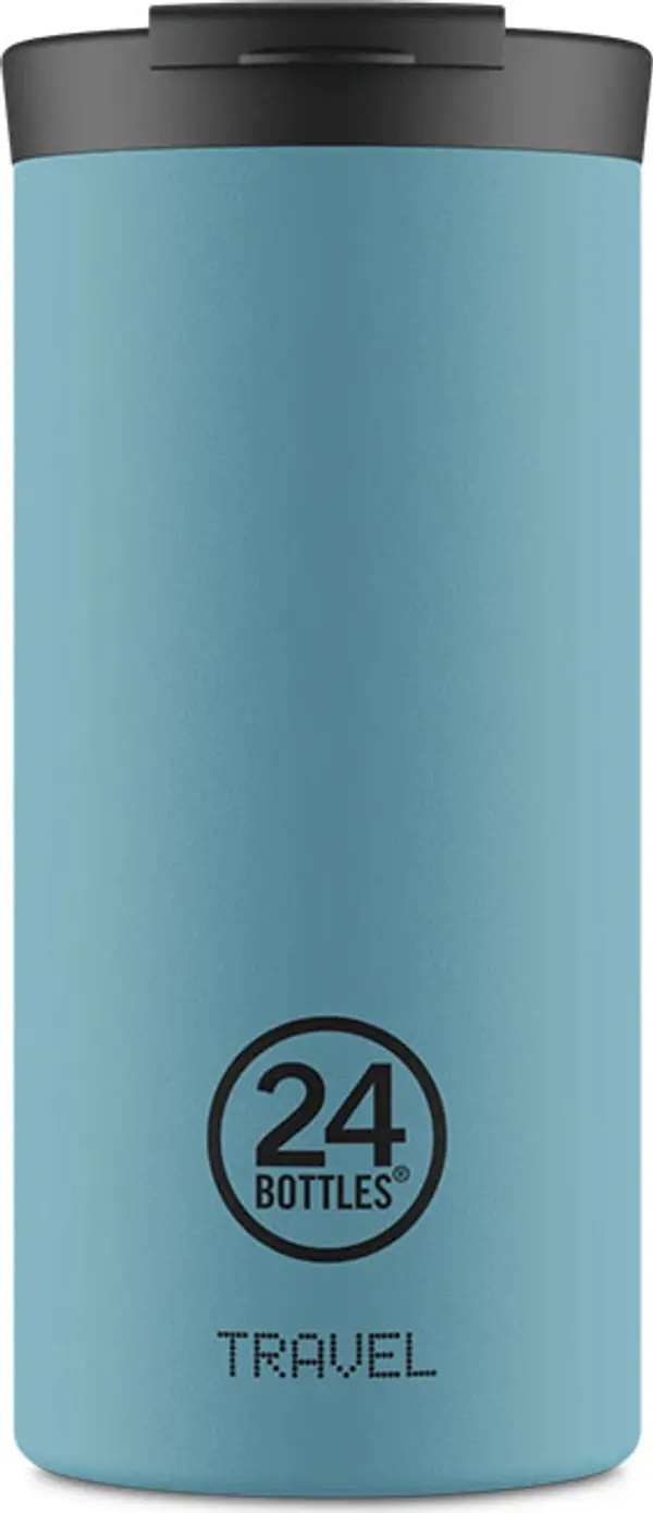 24Bottles 24 Bottles Travel Tumbler Powder Blue 600ml Unisex - Haljina 24Bottles - Plava - TT_060_1937-One-size - Size: One size