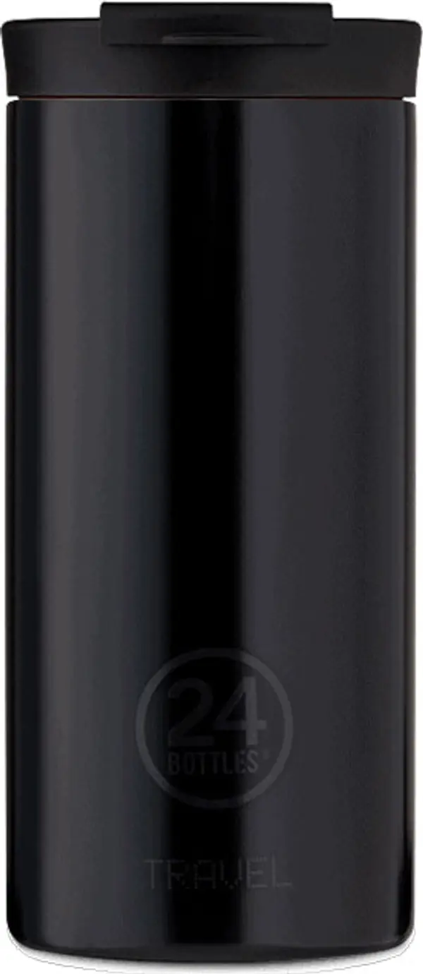 24Bottles 24 Bottles Travel Tumbler Tuxedo Black 600ml Unisex - Haljina 24Bottles - Crna - TT_060_tuxedo_black-One-size - Size: One size